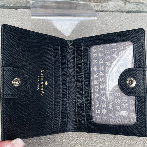 KATE SPADE MAVIS STREET SERENADE WALLET Silver Excellent Condition - Picture 6 of 9